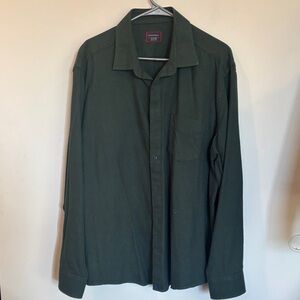 UNTUCKit Forest Green Shirt Jacket